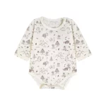 بادی آستین بلند طرح کاج نوزاد پسر