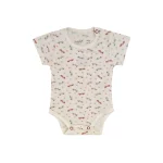 بادی آستین کوتاه طرح ماشین نوزاد دختر