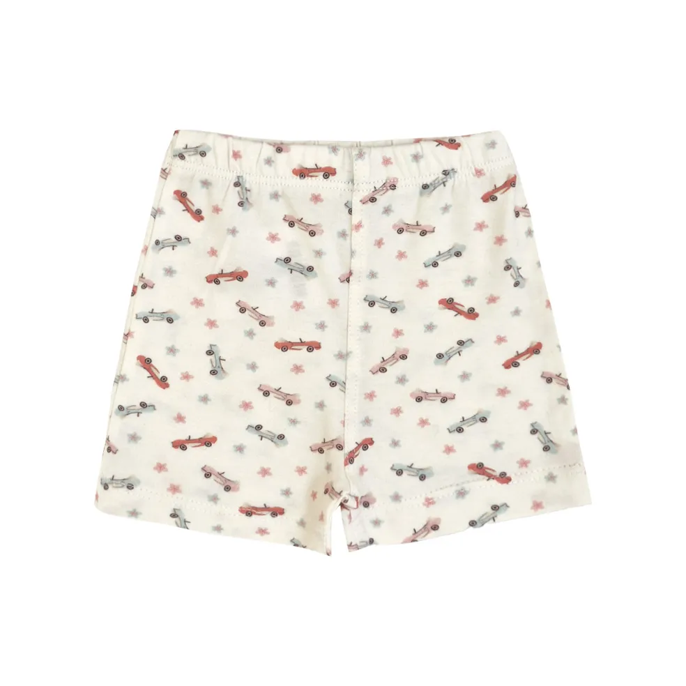 شلوارک طرح ماشین نوزاد دختر