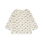 بلوز آستین بلند طرح موتور نوزاد پسر