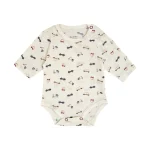 بادی آستین بلند طرح موتور نوزاد پسر