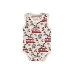 بادی آستین حلقه ای نوزاد پسر