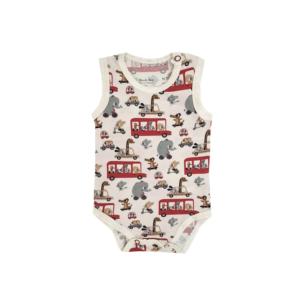 بادی آستین حلقه ای نوزاد پسر