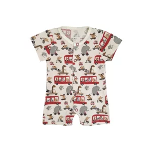 سرهمی طرح اتوبوس نوزاد پسر