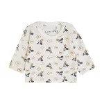 بلوز آستین بلند طرح خرگوش نوزاد پسر