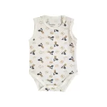 بادی آستین حلقه ای طرح خرگوش نوزاد پسر