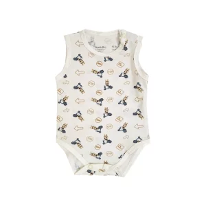 بادی آستین حلقه ای طرح خرگوش نوزاد پسر