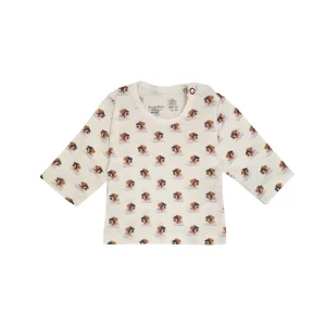 بلوز آستین بلند طرح موش نوزاد پسر