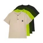 تیشرت یقه دکمه دار پسرانه