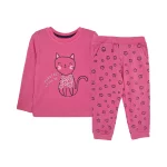 بلوز و شلوار طرح گربه دخترانه
