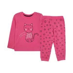 بلوز و شلوار طرح گربه دخترانه