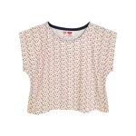 تیشرت کراپ و شلوار طرح گلدار دخترانه