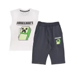 تاپ و شلوارک طرح Minecraft پسرانه