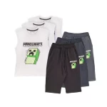 تاپ و شلوارک طرح Minecraft پسرانه