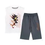 تاپ و شلوارک طرح Sonic پسرانه