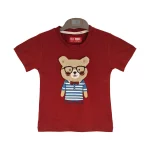 تیشرت طرح خرس برجسته پسرانه