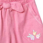 شلوارک دخترانه طرح گل گلدوزی کد 626579