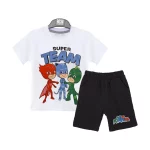 تیشرت و شلوارک طرح Pjmasks پسرانه