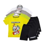 تیشرت و شلوارک طرح Minecraft پسرانه