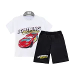 تیشرت و شلوارک طرح MCQUEEN پسرانه