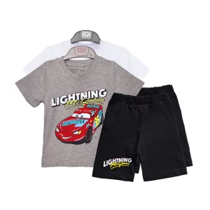 تیشرت و شلوارک طرح MCQUEEN پسرانه