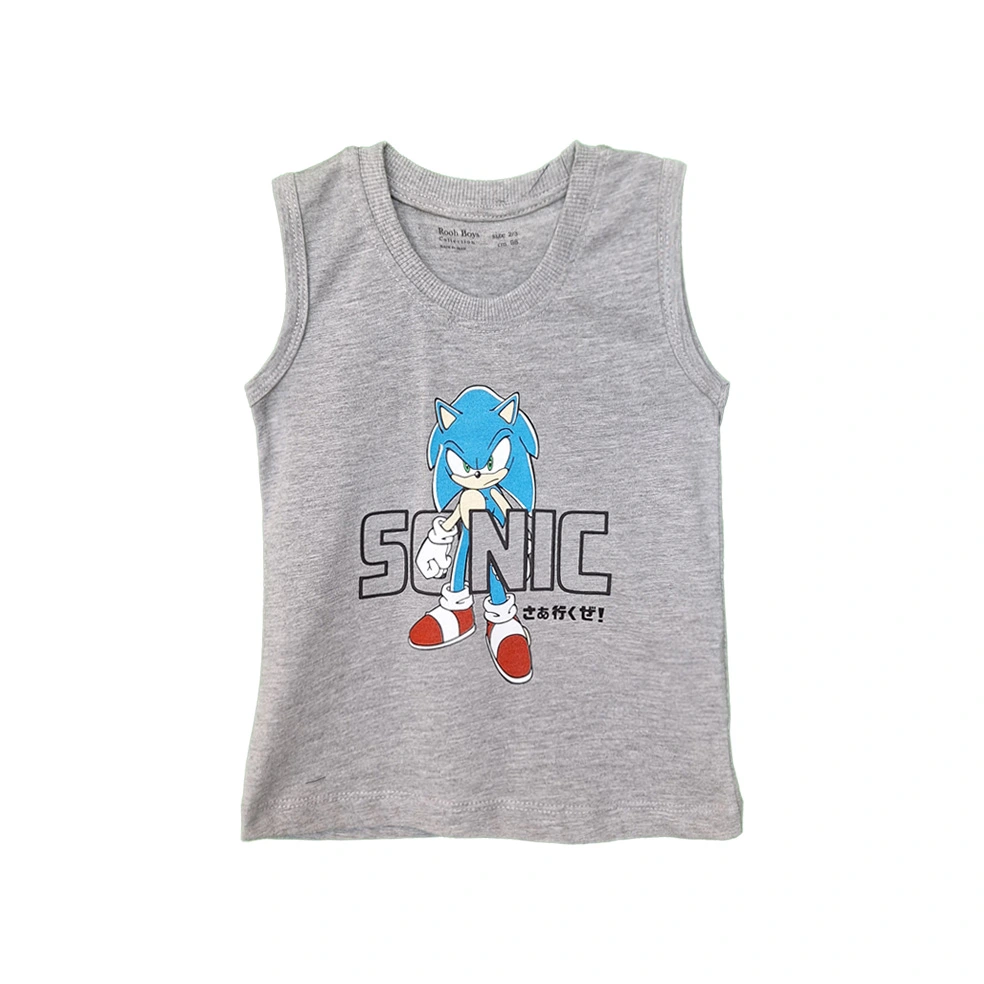 اطلاعات سایزبندی تاپ و شلوارک طرح Sonic پسرانه