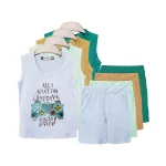 تاپ و شلوارک طرح دسته بازی پسرانه