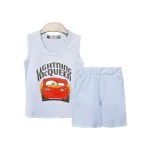 تاپ و شلوارک طرح ماشین پسرانه