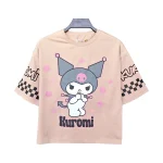 تیشرت طرح Kuromi دخترانه