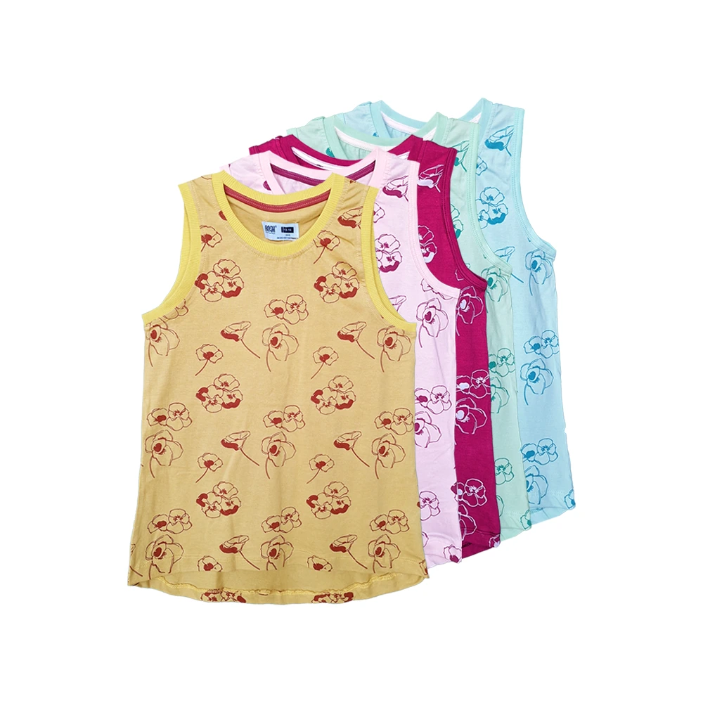 تاپ طرح گل دخترانه