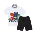 تیشرت و شلوارک طرح Pjmasks پسرانه
