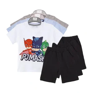 تیشرت و شلوارک طرح Pjmasks پسرانه (2 تا 9 سال) کد 629716