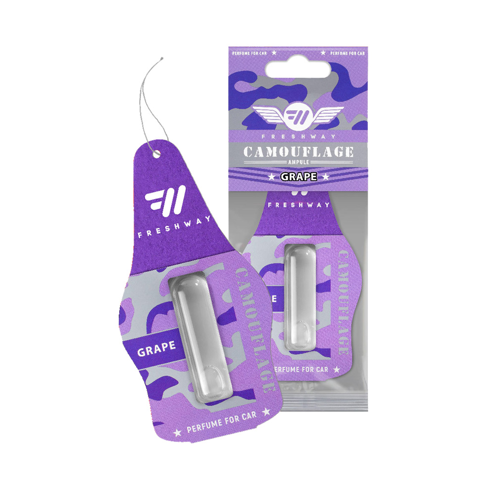 خوشبوکننده آمپولی طرح استتاری رایحه انگور