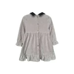 پیراهن کبریتی یقه ب ب دخترانه