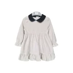 پیراهن کبریتی یقه ب ب دخترانه