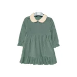 پیراهن کبریتی یقه ب ب دخترانه