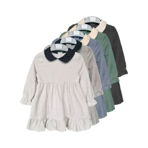 پیراهن کبریتی یقه ب ب دخترانه