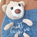 بلوز و شلوار جیب خرس دار دخترانه