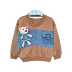 بلوز و شلوار جیب خرس دار دخترانه