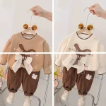 بلوز و شلوار پاپیون دار دخترانه