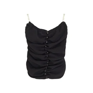 پیراهن دکلته چین دار دخترانه کد 28000413