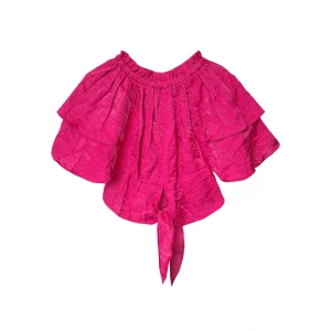 کراپ یقه کشدار دخترانه (سایز 36 تا 44) کد 3810072301