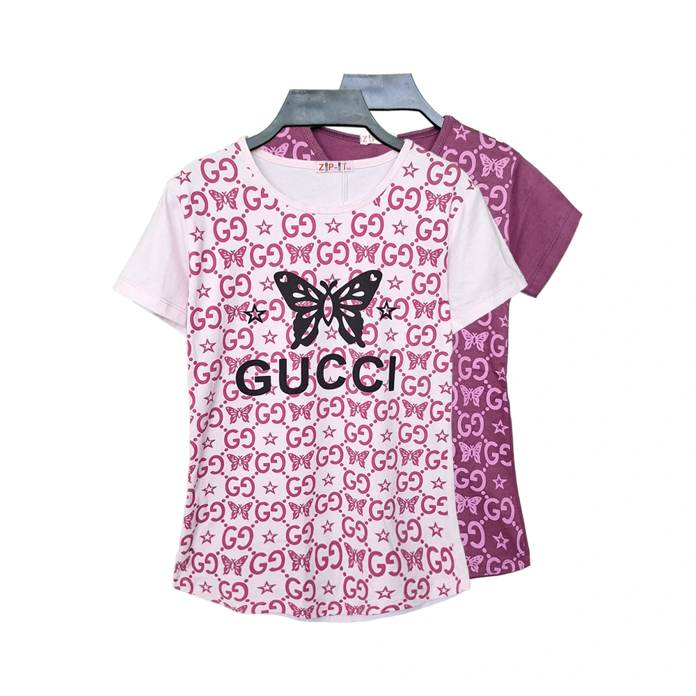 تیشرت طرح پروانه دخترانه