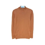 بلوز کشبافت یقه 5 سانتی دخترانه