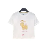 تیشرت و شلوارک طرح طاووس دخترانه