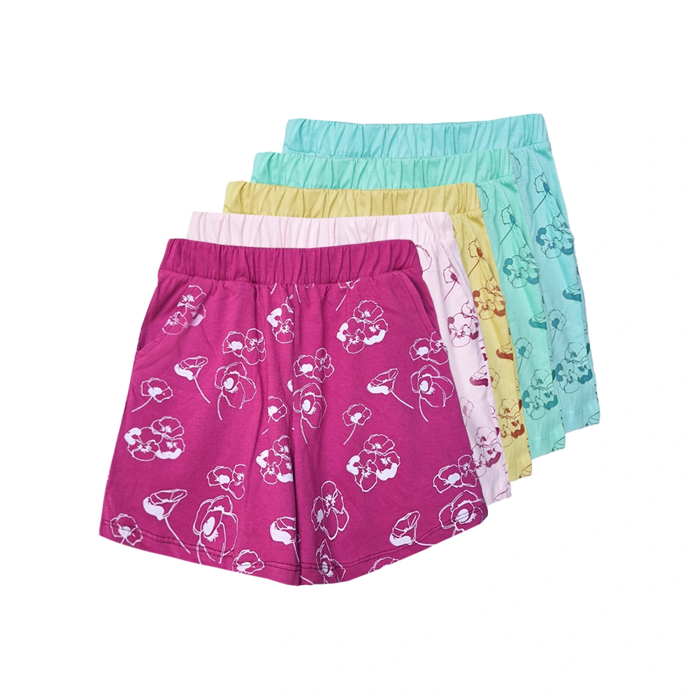 شلوارک طرح گل دار دخترانه