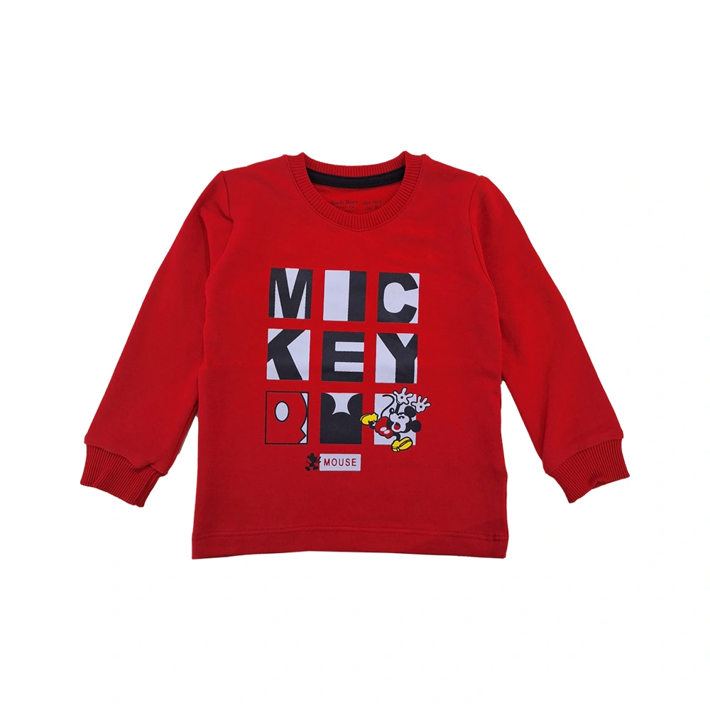 اطلاعات سایزبندی بلوز و شلوار طرح میکی موس پسرانه