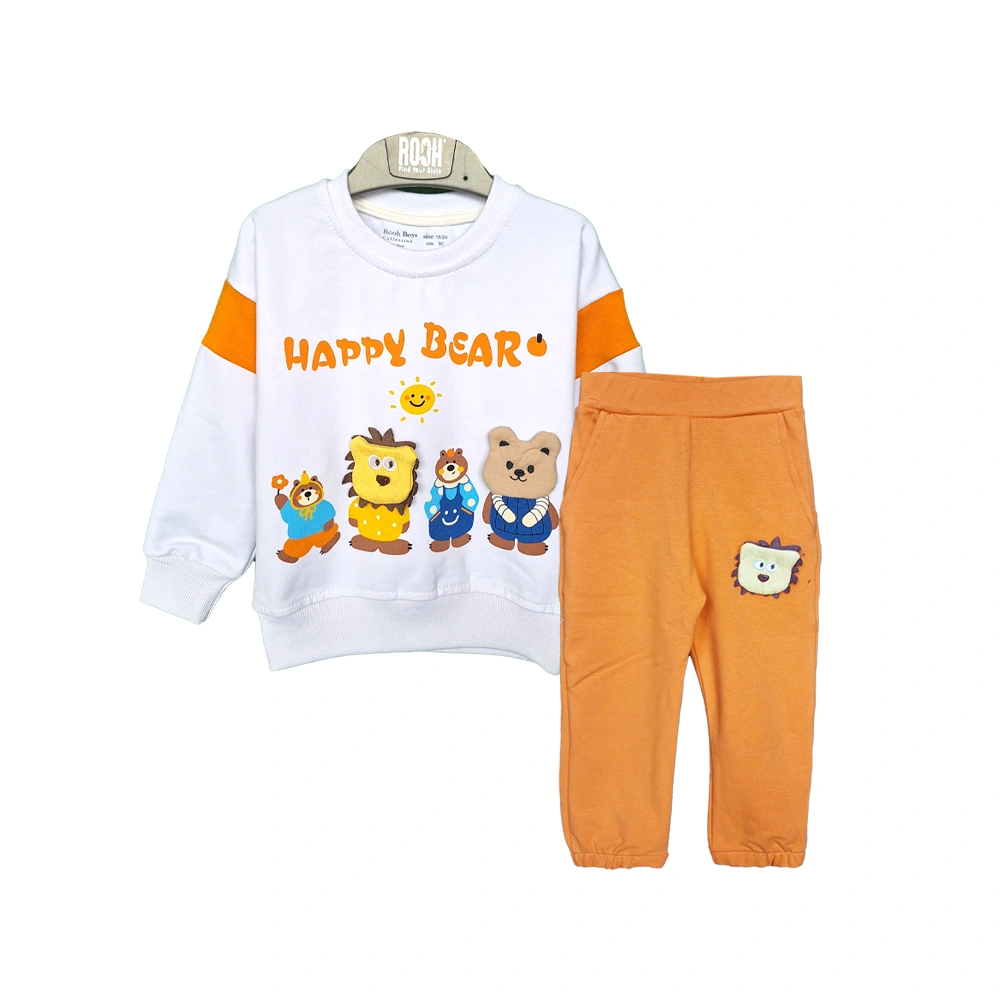 بلوز و شلوار طرح حیوانات برجسته پسرانه