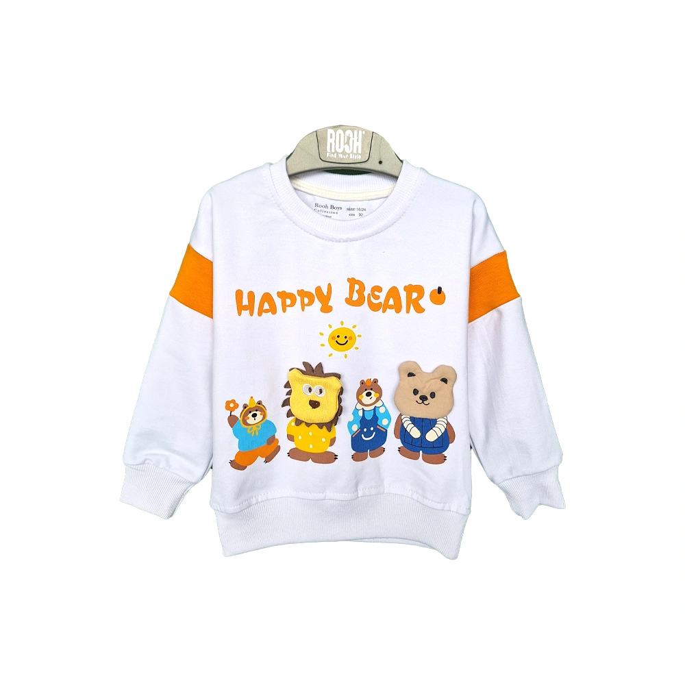 اطلاعات سایزبندی بلوز و شلوار طرح حیوانات برجسته پسرانه