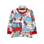 بلوز و شلوار طرح ترافیک پسرانه